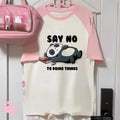 Panda t shirt women Digital streetwear Trendy Breathable anime women top tees 2000s 2000s Gothic