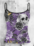 Summer New Casual Base Printed Suspender Women's Fashionable Elegant and Versatile Tops