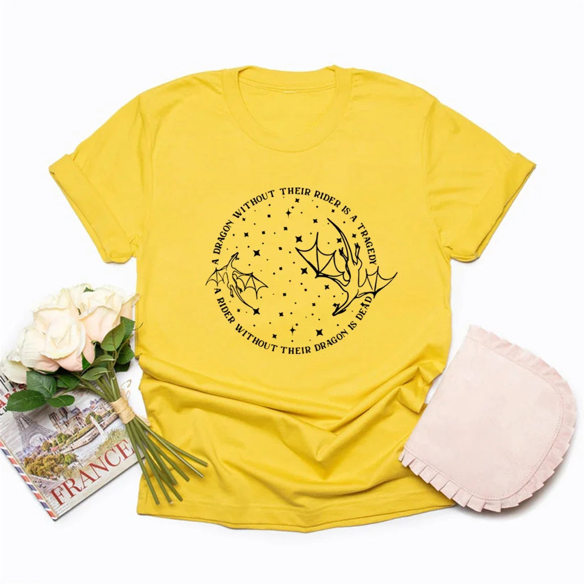 Fourth Wing T-Shirt Basgiath War College Shirt Unisex Short Sleeve T-shirts Dragon Shirts Vintage Graphic Tees Book Lovers Gift